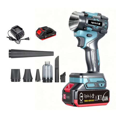 Ogula小倉 暴力風扇 無刷暴力吹風機 暴力風槍 風槍 吹塵槍 吹吸抽充 一機四用（五節一電）送吹吸套裝