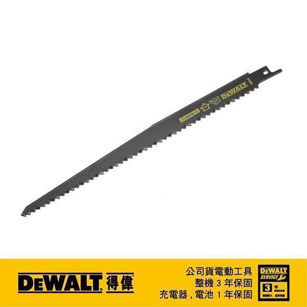 DEWALT 得偉   高碳鋼木工用木材及PVC快速切割軍刀鋸片228mm(5入) DT2363