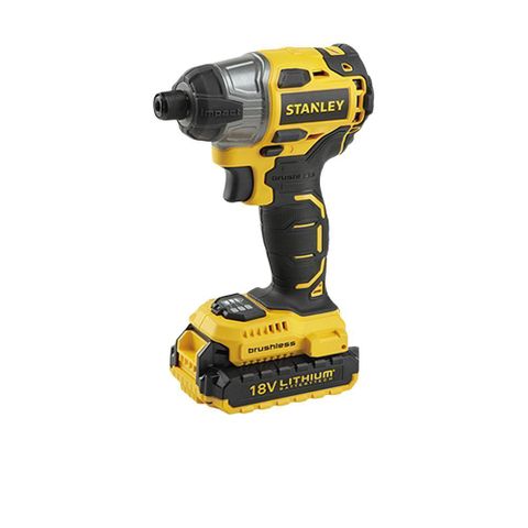 STANLEY 史丹利 20VMax(18V)鋰電無碳刷衝擊起子機 SBI201D2K
