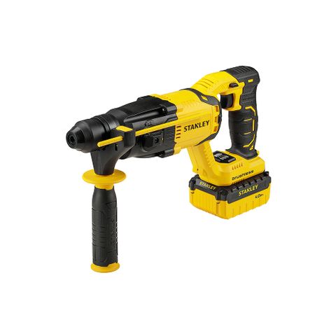 美國 史丹利 STANLEY 20V Max (18V) 鋰電無碳刷四溝三用電鎚鑽 SBR20M2K