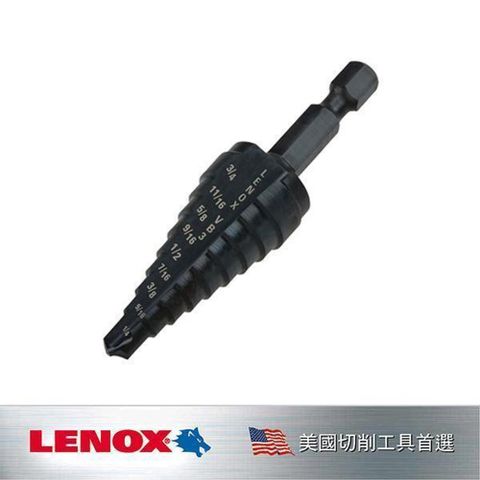 LENOX 狼牌 階梯鑽7/8-1-3/8*5孔徑數 LE30912VB12
