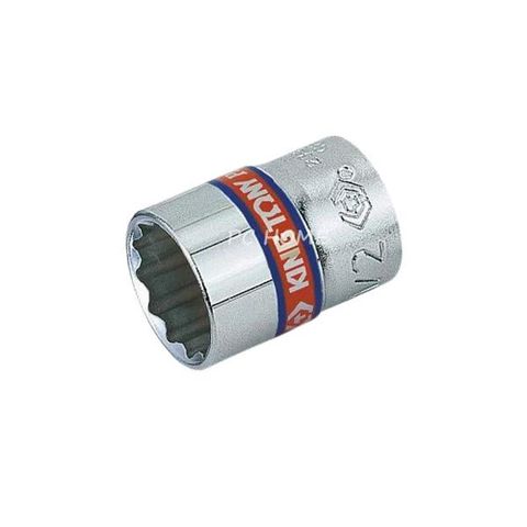 KING TONY 金統立 專業級工具1/4"(二分)DR.英制十二角標準套筒5/16(inch) KT233010S