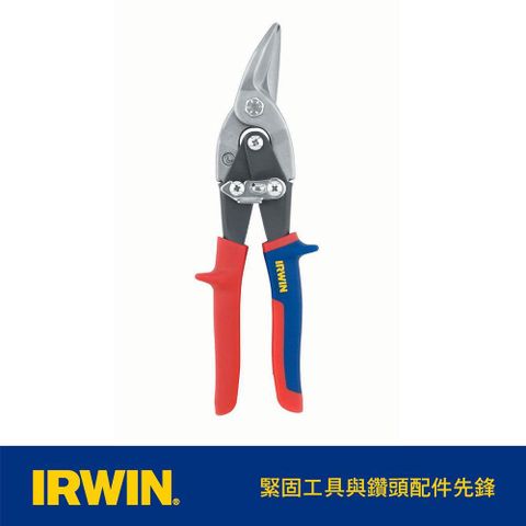 IRWIN 握手牌 左彎鐵皮剪10"101G IW-10504309N