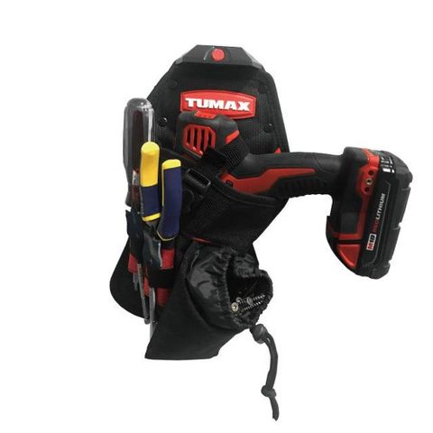 TUMAX 附釘袋電鑽槍套(快扣式電鑽槍套) TU-112
