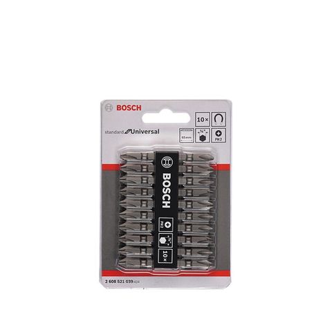 BOSCH 博世 螺絲起子頭組 65mm 10支卡