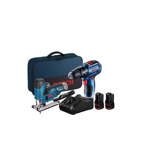 BOSCH 博世 12V 鋰電電鑽線鋸雙機組(GSB 12V-30+GST 12 V-LI)   GSB 12V-30+GST 12 V-LI