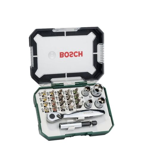 BOSCH 博世 26件式棘輪起子頭組