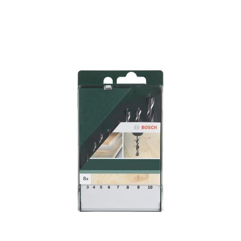 BOSCH 博世 木工鑽頭組8支裝(圓柄)
