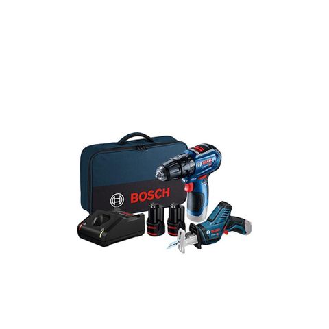 BOSCH 博世 12V 鋰電電鑽軍刀鋸雙機組(GSB 12V-30+GSA 12 V-LI)