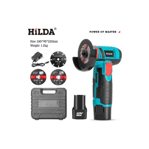 HILDA 希爾達 12V 雙電 3吋角磨機/砂輪機