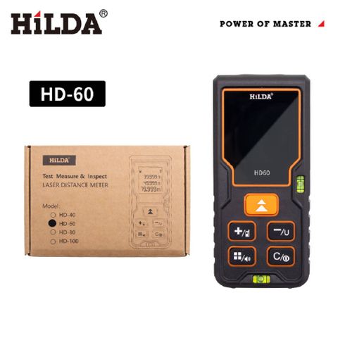 HILDA 希爾達 【 DC tools 】迪西電動工具 系列 40米的高精密度紅外線測距儀(測量高度距離/計算面積體積)