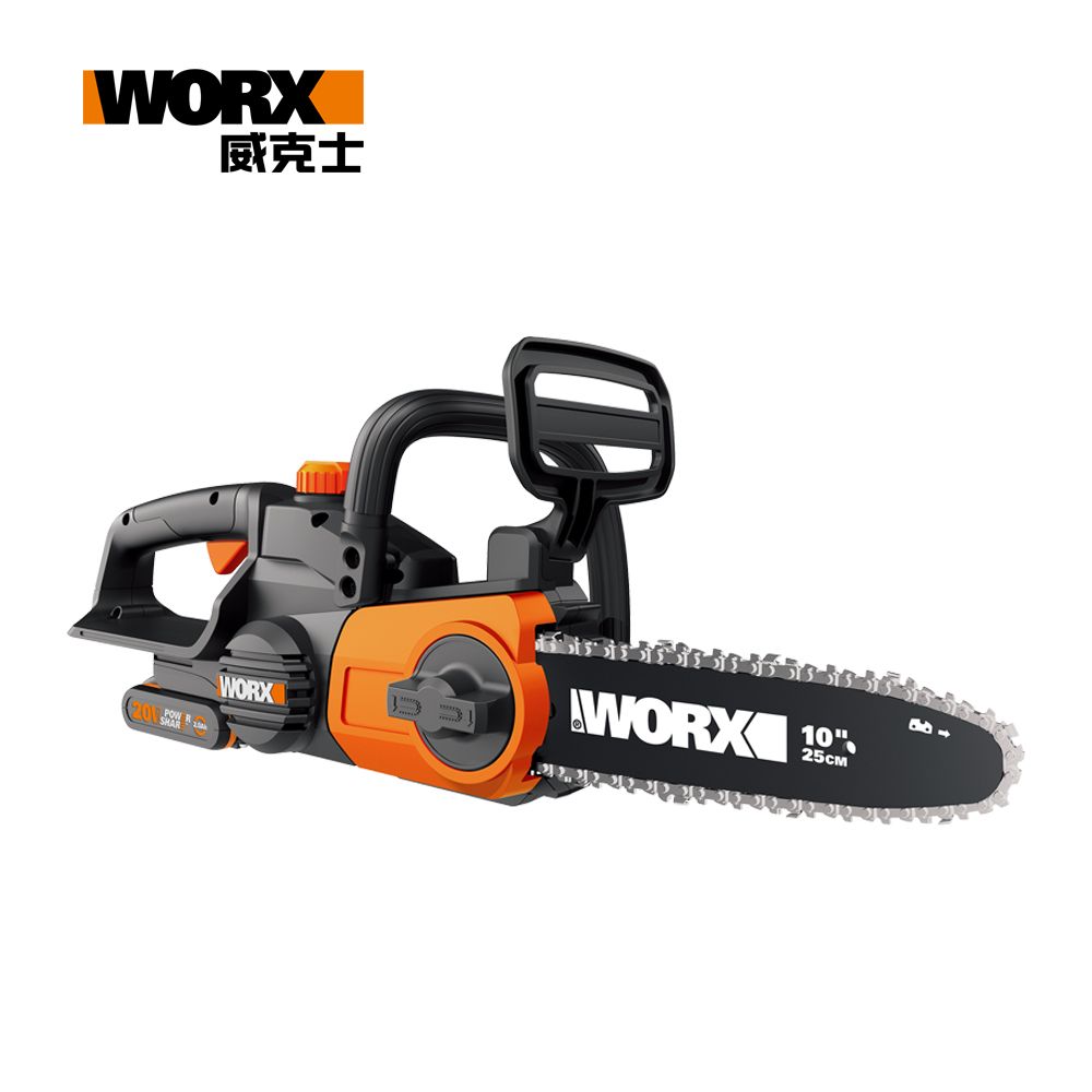 WORX 威克士 20V 25cm鋰電鏈鋸機 WG322E.1