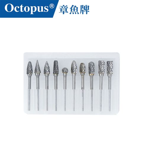 Octopus 章魚牌 鎢鋼刀10支組 6mm刃 3mm柄