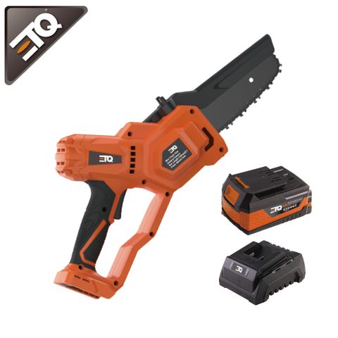 【ETQ USA】 20V 6吋鋰電迷你鏈鋸--4.0快充套裝