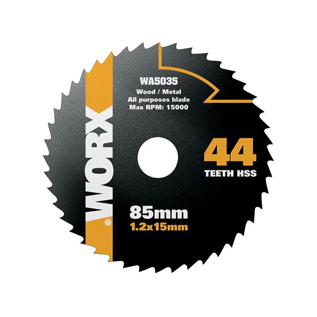 WORX 威克士 85mm 44T HSS高速鋼 金屬鋸片 WA5035