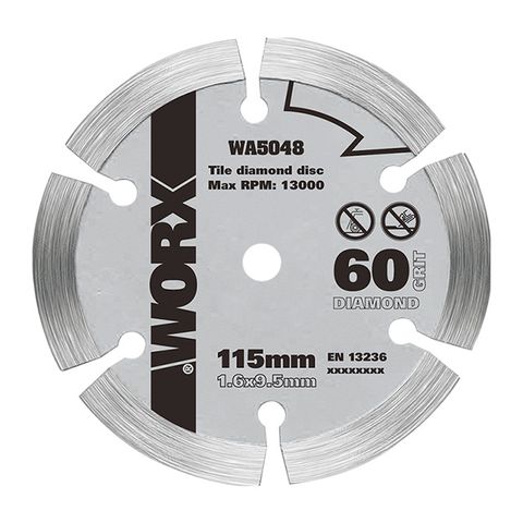 WORX 威克士 WU427A專用 115mm 60T 鑽石金剛石石材圓鋸片 WA5048