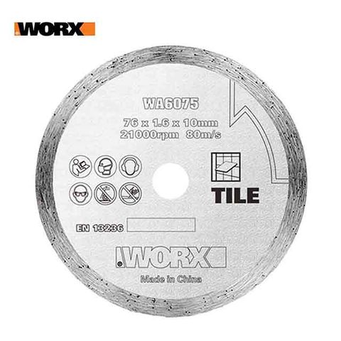 WORX 威克士 76MM 金剛石切割片 abrasive cutting blade WA6075