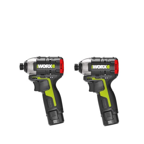 WORX 威克士 12V 無刷鋰電衝擊起子機雙機組 WU132+WU132(WU922) WU922