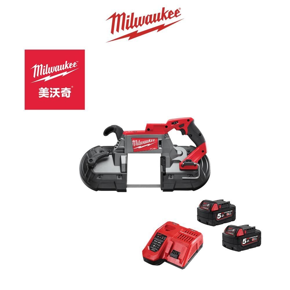 Milwaukee 美沃奇   18V鋰電無碳刷帶鋸機   M18 CBS125-502