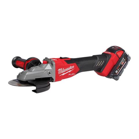 Milwaukee 美沃奇 18V鋰電無碳刷5吋扁頭砂輪機 空機   M18 FSAGF125XB-0
