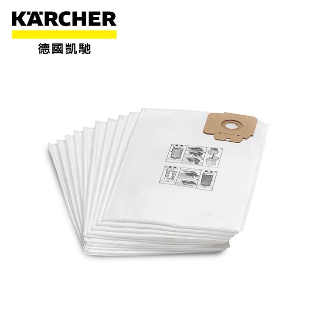 KARCHER 凱馳   絨毛集塵袋 (10PCS) (6.904-305.0)