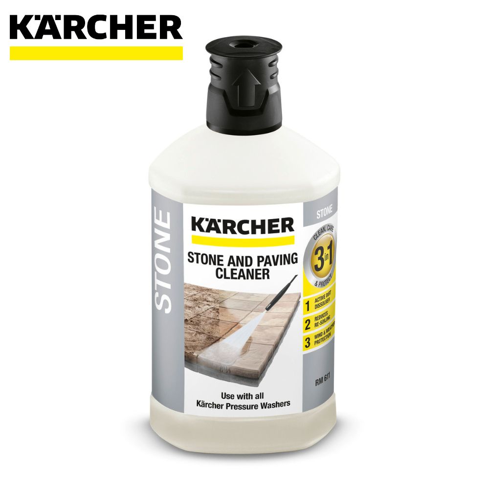 KARCHER 凱馳 KAECHER 德國 RM611 石材與牆面3合1清潔劑 1L 高壓清洗機適用