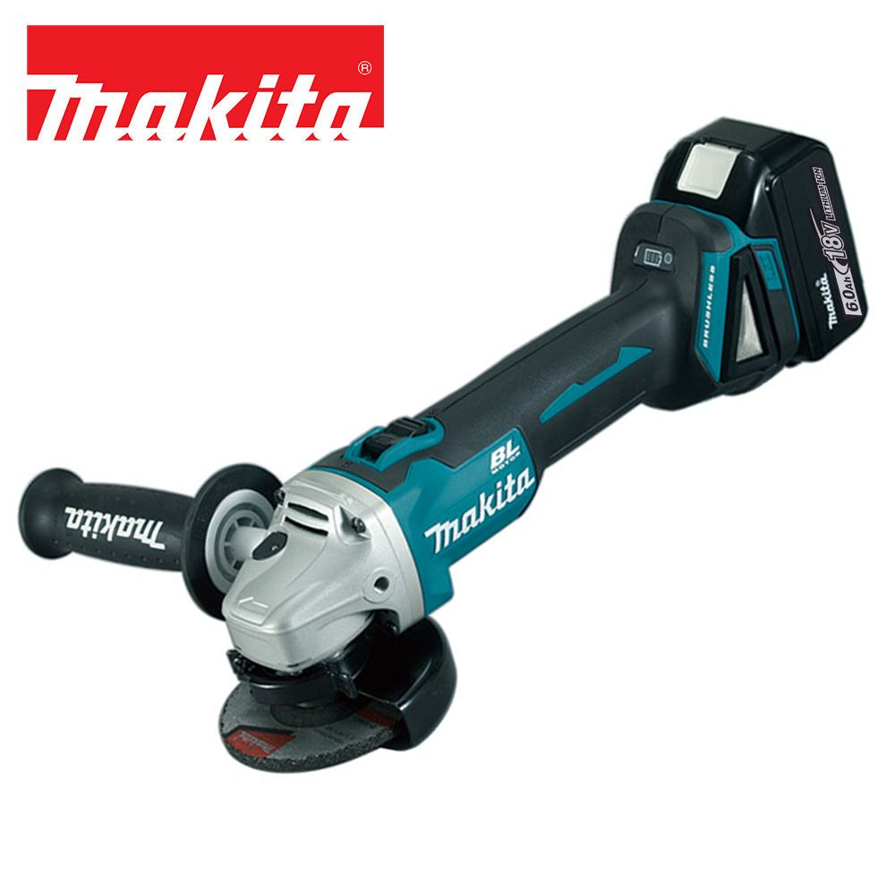 Makita 牧田   18V鋰電無刷4吋砂輪機 100mm DGA404 6.0Ah單電組