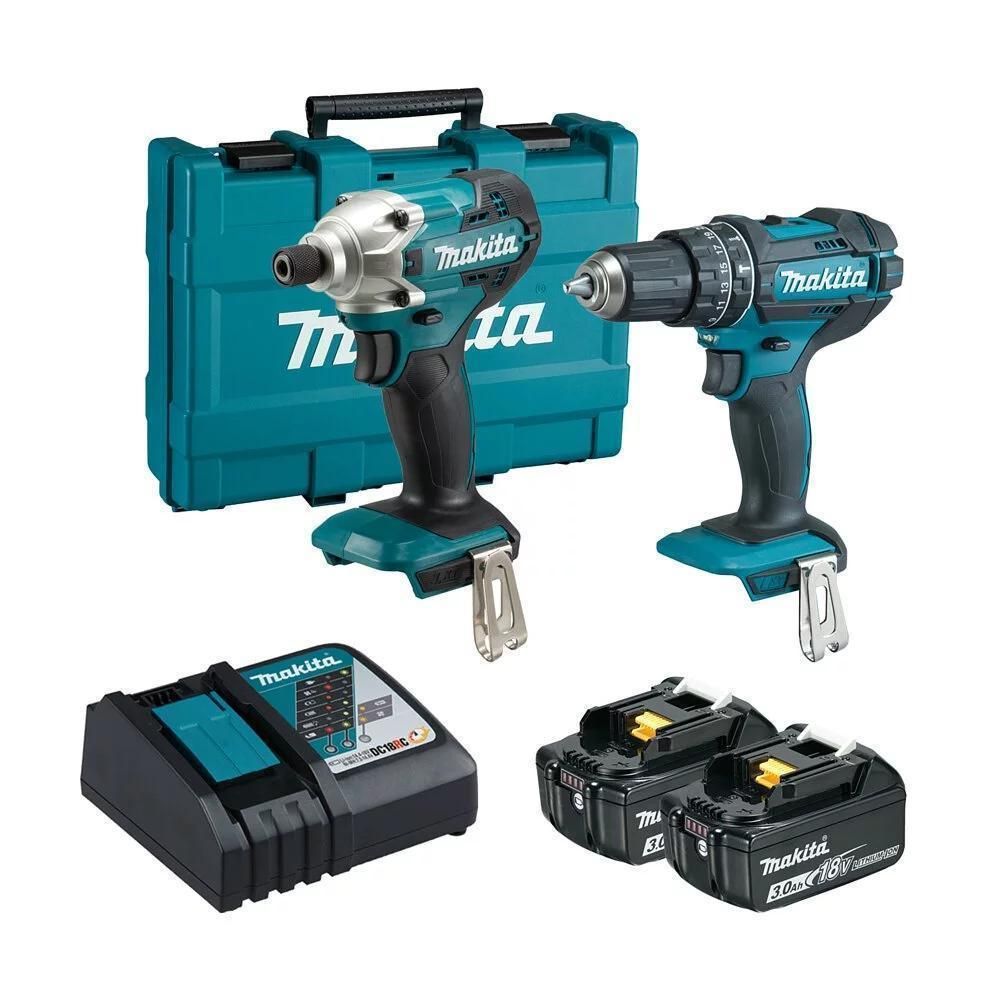Makita 牧田   18V鋰電雙機組-震動電鑽衝擊起子機 DLX2337