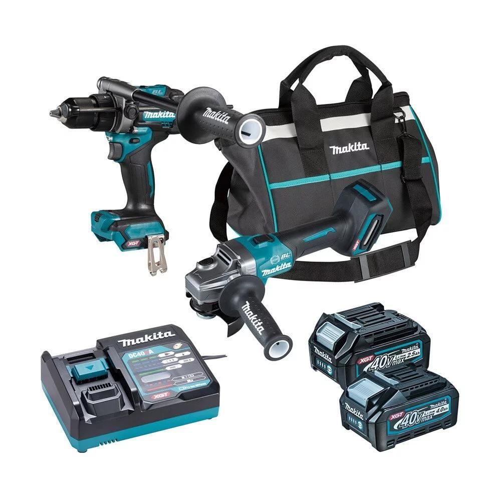 Makita 牧田   40V鋰電無刷震動起子電鑽/砂輪機雙機組 GA003GX001GA003GX001