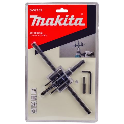 MAKITA 牧田 D-57102木工開孔器 自由錐 自在錐30-200mm