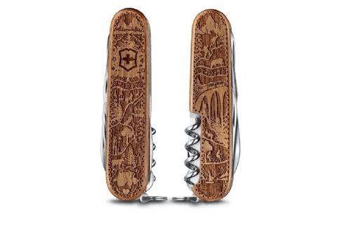 VICTORINOX 瑞士維氏 瑞士製  Swiss Spirit 2021年特別版 胡桃木瑞士刀(1.3701.63L21)