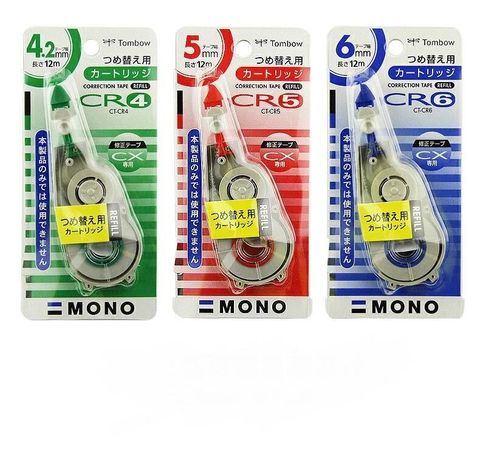 TOMBOW 蜻蜓 MONO CT-CR系列 大容量替換帶 內帶 12M長 (CT-CX專用)