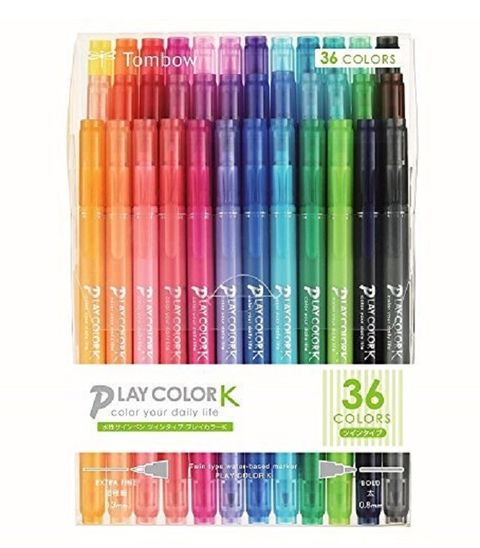 TOMBOW 蜻蜓 日本 暢銷款  Play Color K 雙頭彩色筆36色組(GCF-013)