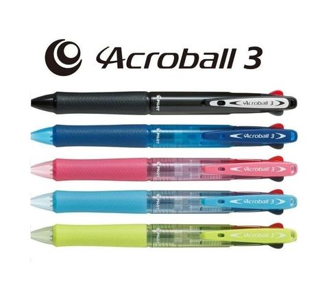 PILOT 百樂 Acroball三色輕油舒寫筆(BKAB-40F)