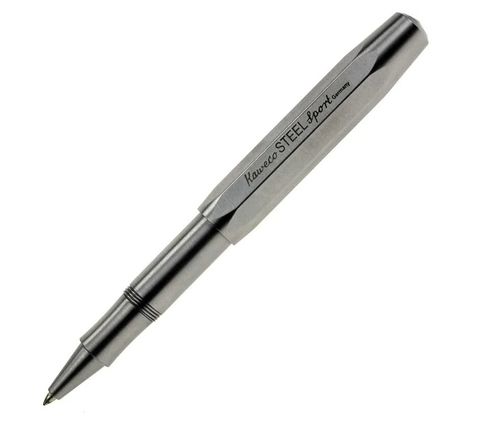 德國 KAWECO STEEL Sport Gel Roller 鋼珠筆 不鏽鋼材質筆桿 髮絲紋紋路