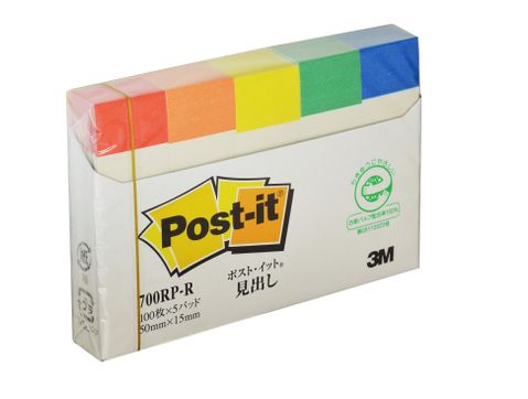 3M Post-it 利貼指示標籤(700RP-R)再生紙材質