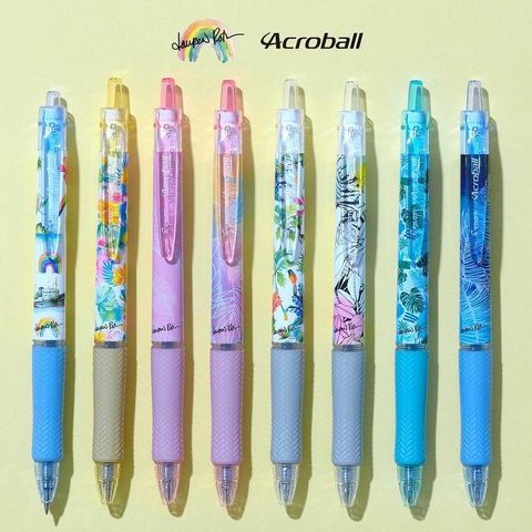 PILOT 百樂 聯名限量  x Lauren Roth  0.5mm輕油舒寫筆 藍芯(BAB-20EFTS)夏威夷風情系列