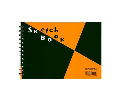 maruman 日本製  Sketch Book B6經典水彩本 S160(172x250mm)圈裝24張 單本寫生簿