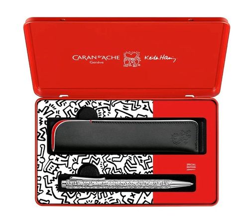 CARAN d'ACHE 瑞士卡達 瑞士 卡達 CARAN DACHE ECRIDOR艾可朵 KEITH HARING 原子筆禮盒組 2023限定