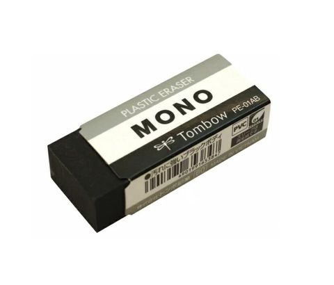 TOMBOW 蜻蜓 日本   MONO 極黑橡皮擦(小)PE-01AB