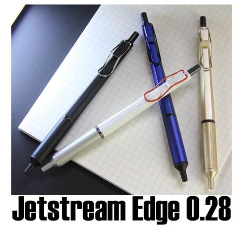 Uni 三菱 -ball JETSTREAM EDGE 0.28mm 自動溜溜筆(SXN-1003-28)超極細油性原子筆