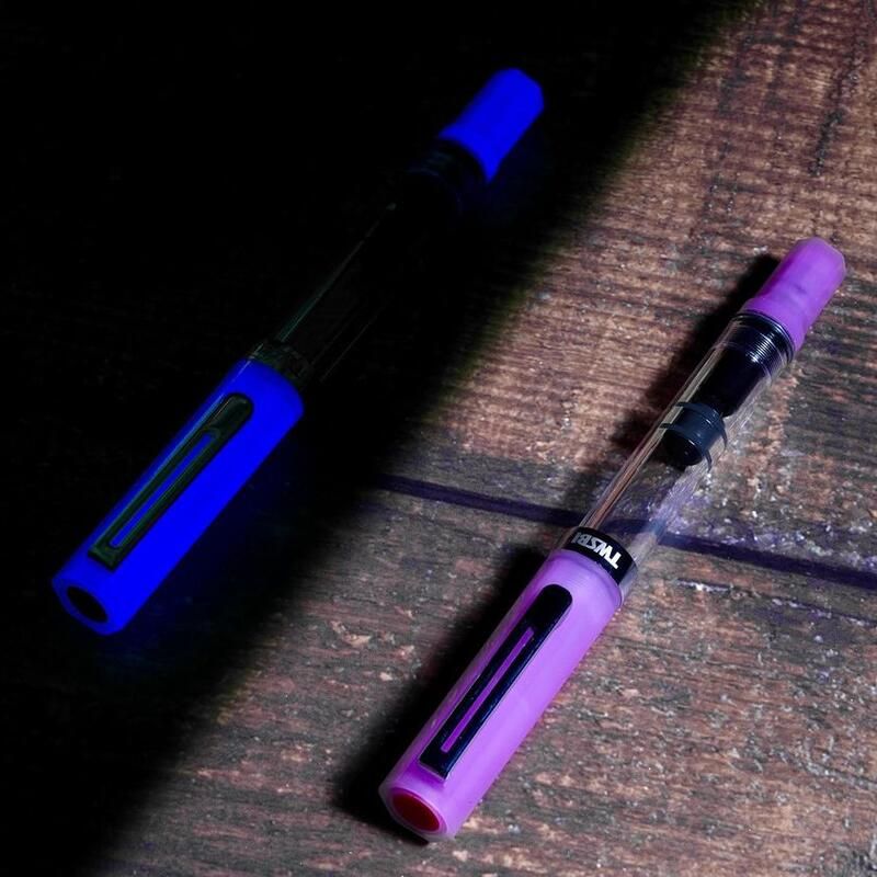 TWSBI 三文堂 臺灣   ECO 活塞鋼筆 夜光紫 活塞上墨 EF/F/M/B/1.1