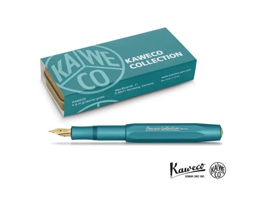 Kaweco 德國  COLLECTION AL Sport 鋁合金鋼筆(特別版IGUANA BLUE 秘境藍)