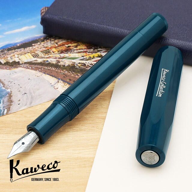 Kaweco 德國  COLLECTION SPORT 不鏽鋼尖鋼筆 (特別版 Toyama Teal 富士冷山藍)