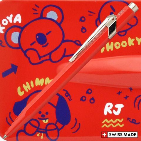 瑞士卡達 CARAN d’ache 849 LINE FRIENDS 聯名款 限量版原子筆（BT21）849.5581