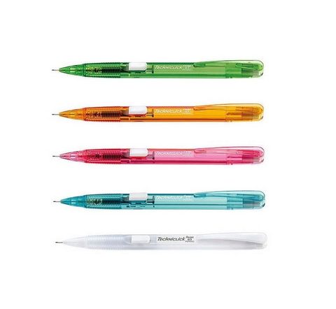 Pentel飛龍 Techniclick側壓式自動鉛筆(0.5mm)PD105T 果凍色系PD105C