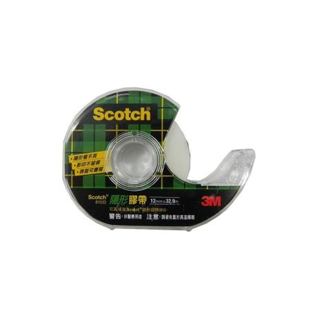 3M Scotch 810D輕便型膠台(附隱形膠帶)12mm32.9M
