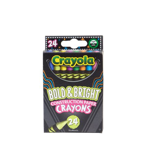 crayola 繪兒樂 星光炫彩彩色蠟筆24色