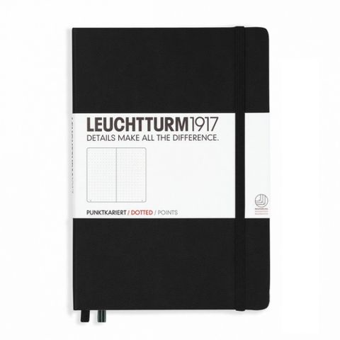 Leuchtturm1917 德國 LEUCHTTURM 燈塔 硬殼筆記本 》A5 size / 網點