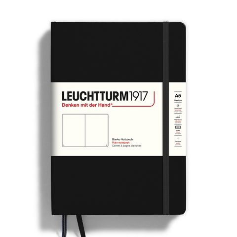 Leuchtturm1917 德國 LEUCHTTURM 燈塔 硬殼筆記本 》A5 size / 方格